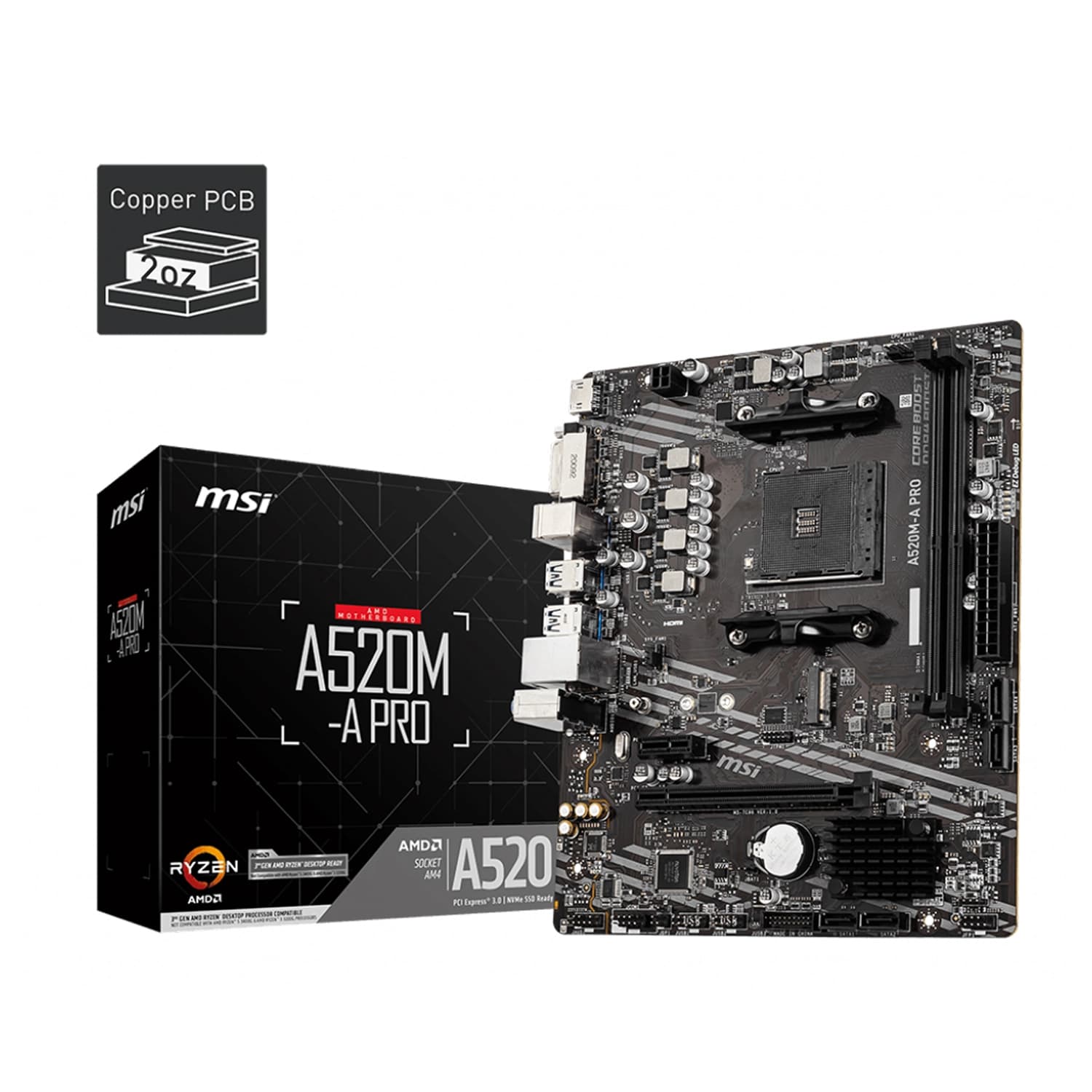 Motherboard MSI A520M-A PRO AM4 DDR4