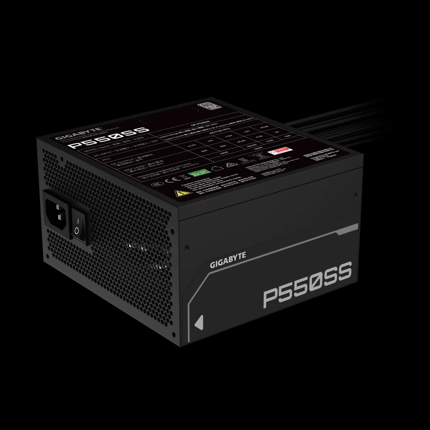 Fuente GIGABYTE P550S 550W 80 PLUS Silver
