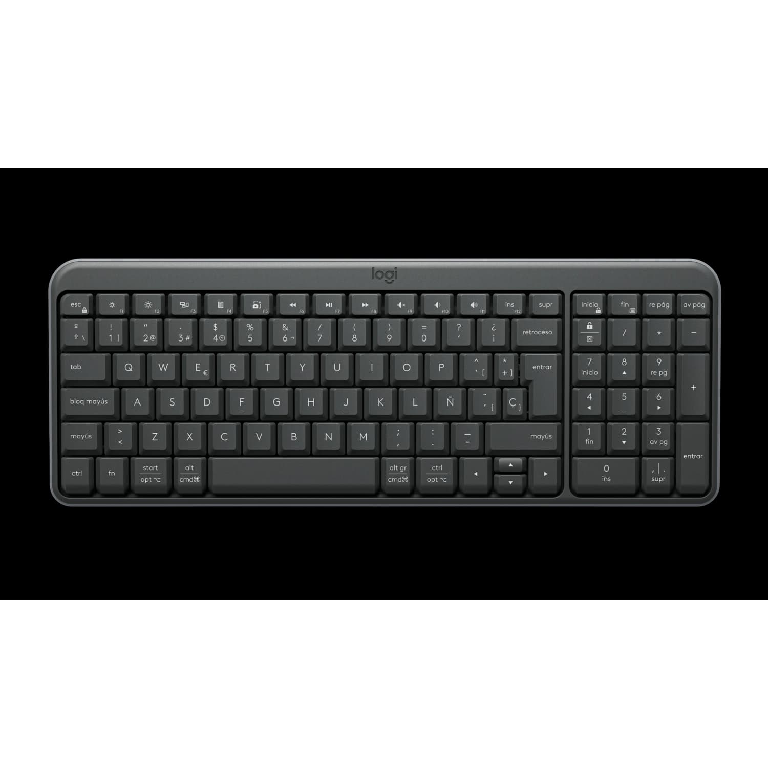 Teclado Inalámbrico Logitech K250 Negro