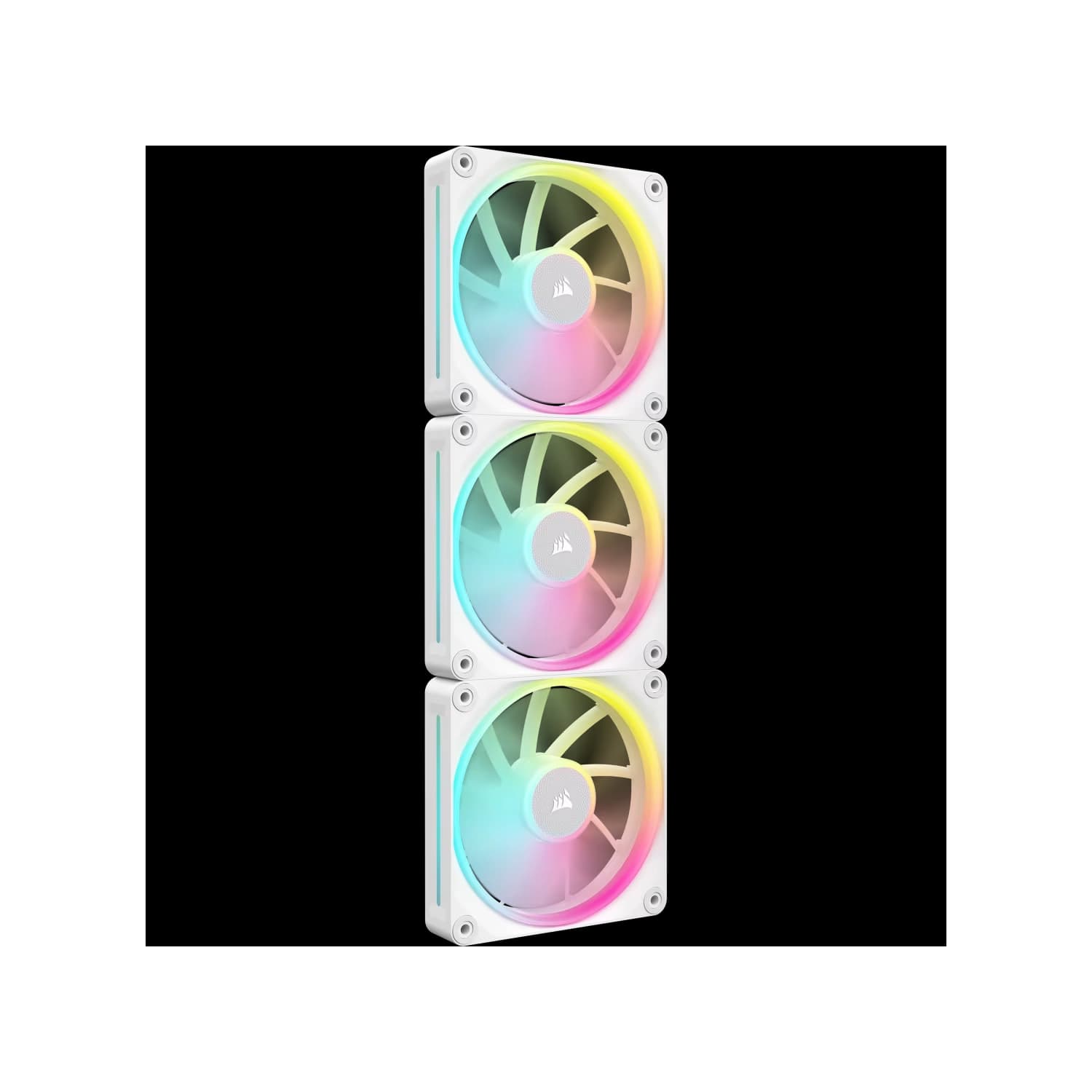 Kit de ventiladores CORSAIR iCUE LINK LX120 RGB de 120 mm x3 blanco