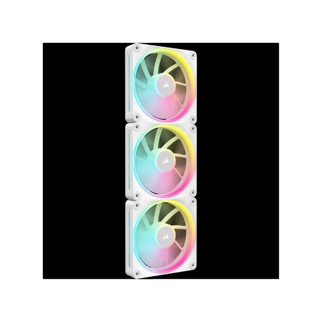 Kit de ventiladores CORSAIR iCUE LINK LX120 RGB de 120 mm x3 blanco