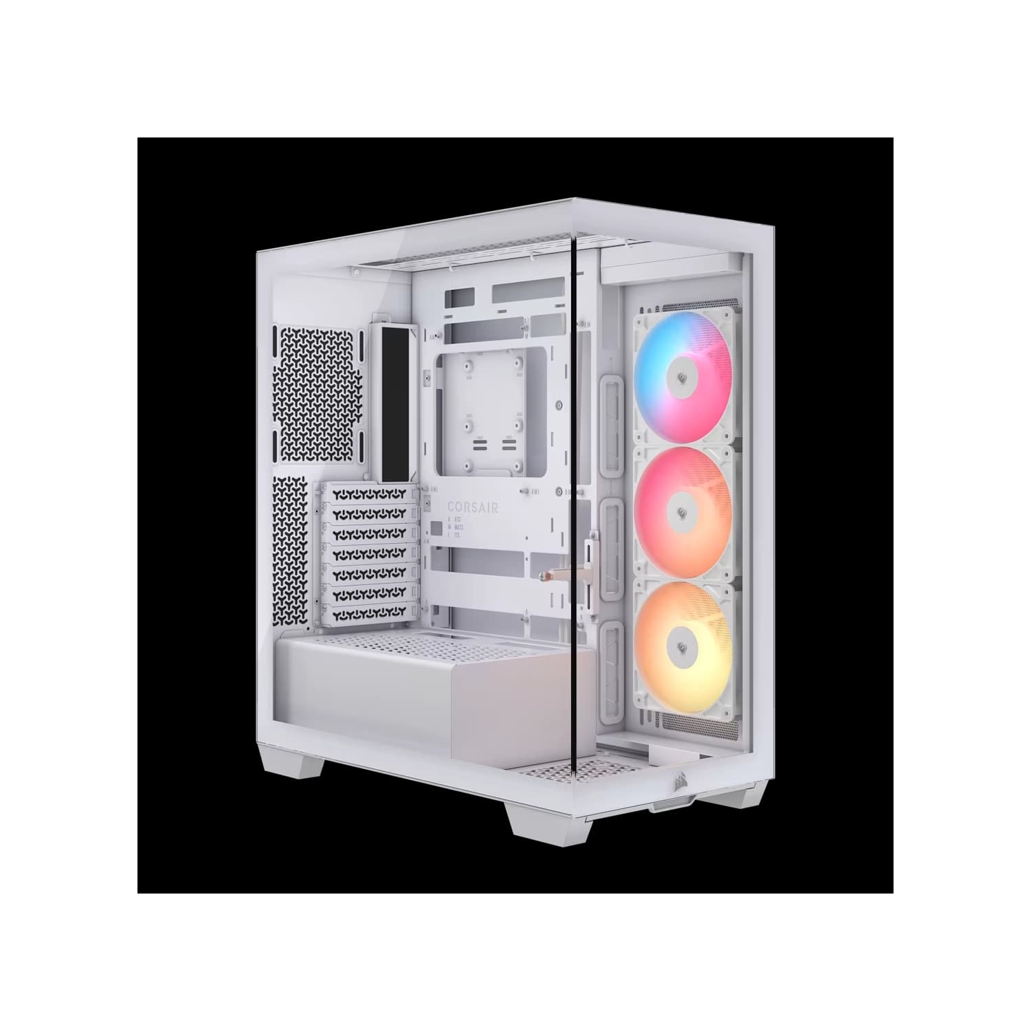Gabinete CORSAIR 3500X RS-R ARGB Mid Tower Blanco