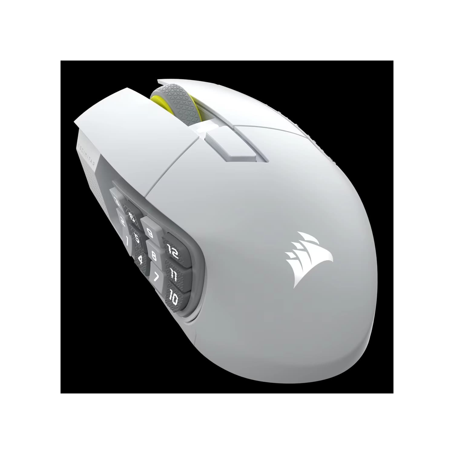 Mouse gamer CORSAIR MMO SCIMITAR ELITE Wireless SE, blanco