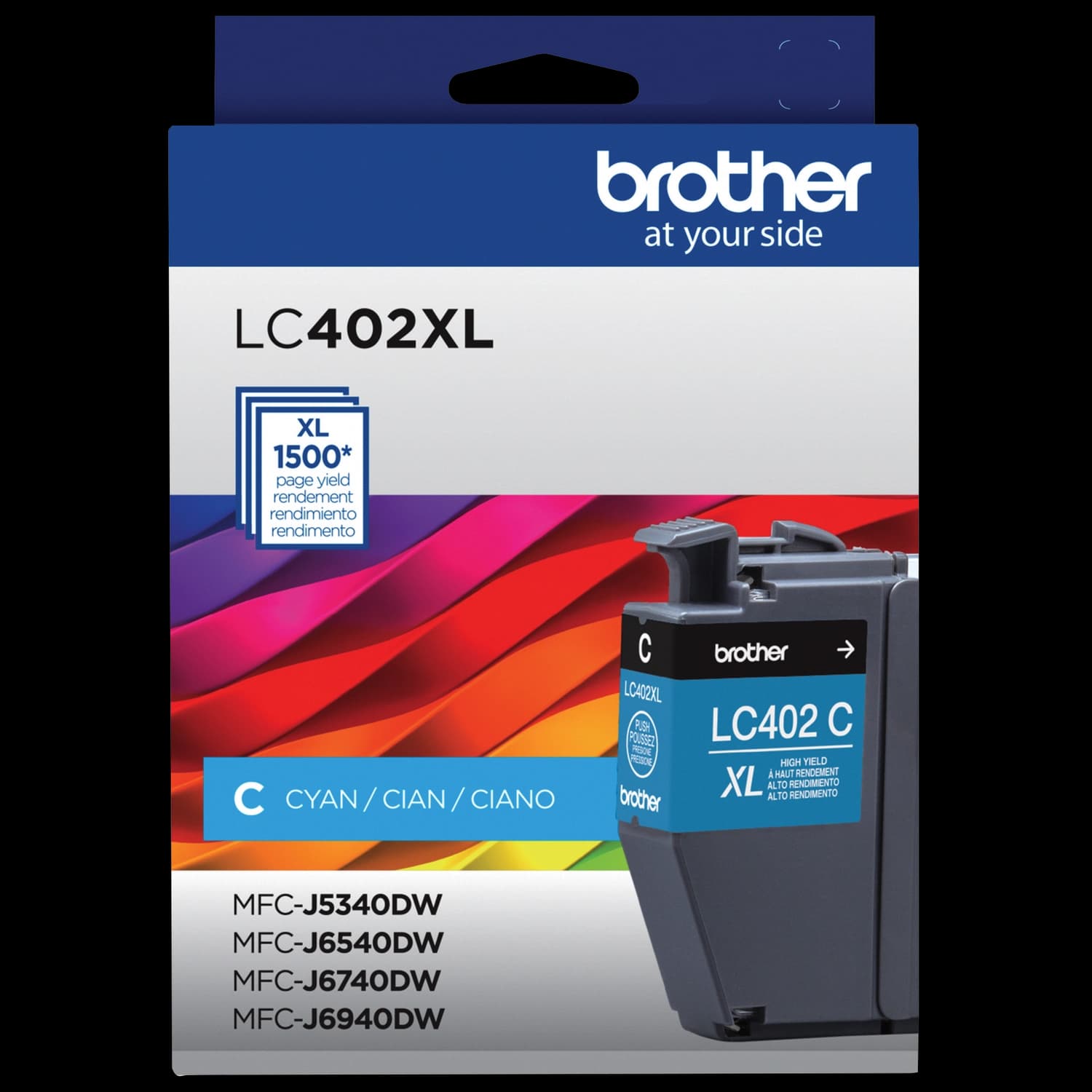 Cartucho de Tinta Brother LC402XLC Cian