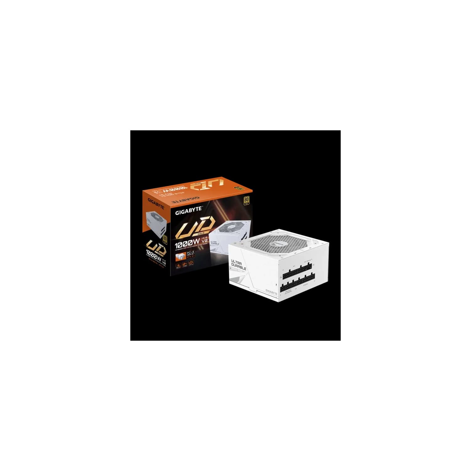 Fuente GIGABYTE UD1000GM PG5 V2 ICE 80 Plus Gold Modular