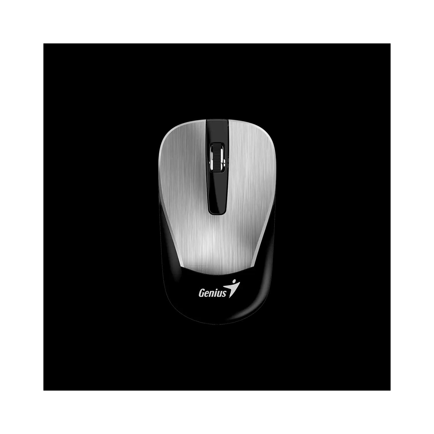 Mouse Inalámbrico Genius Recargable Eco-8015 Plata