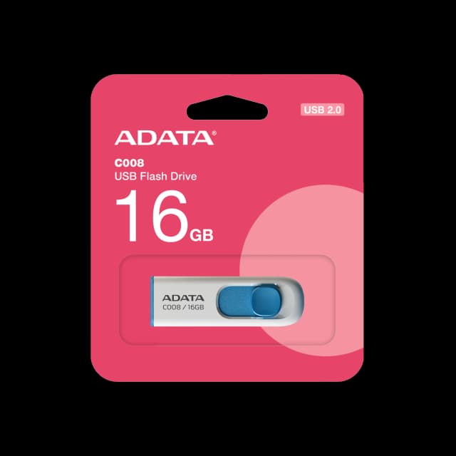 Pen Drive ADATA C008 RWE 16GB USB 2.0 C/ tapa des