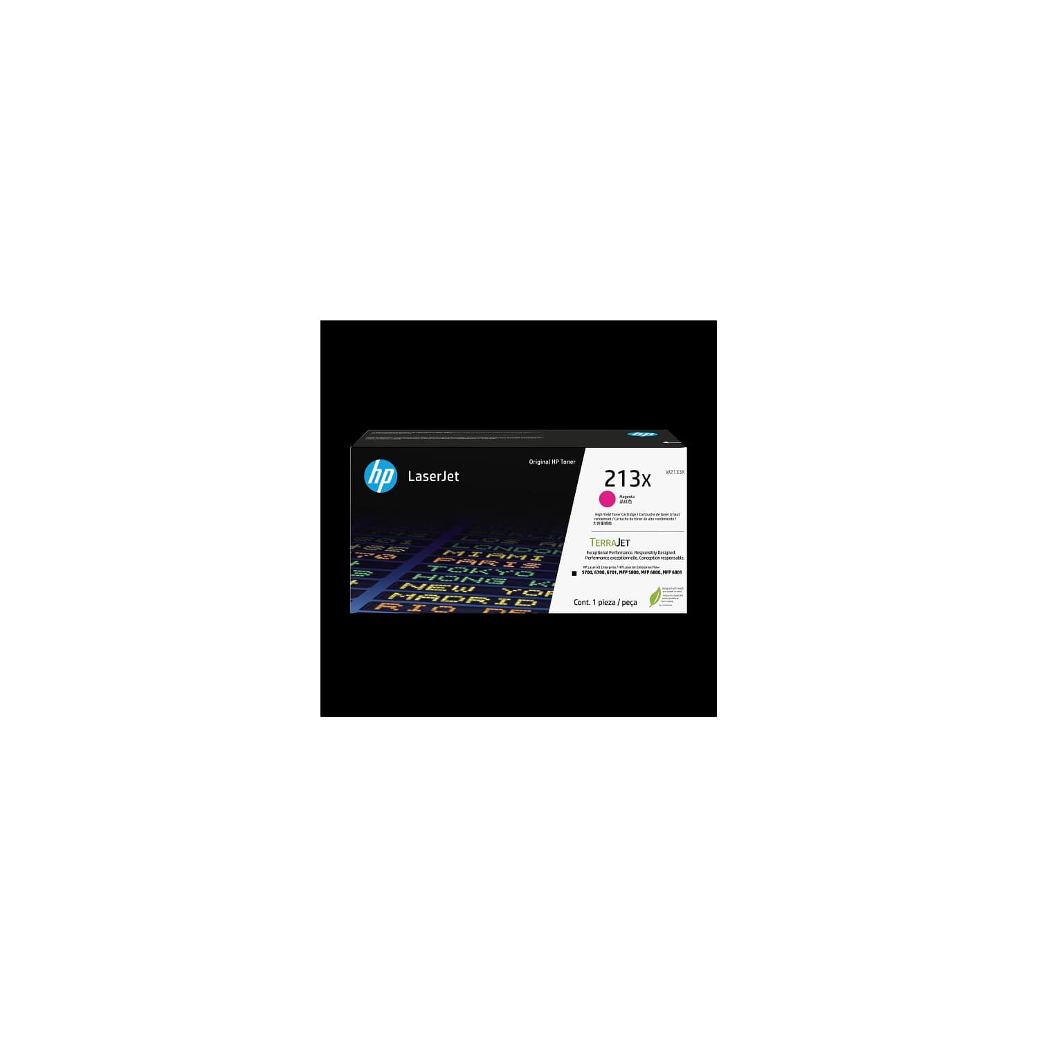 Toner HP  213X Magenta Alto rendimiento