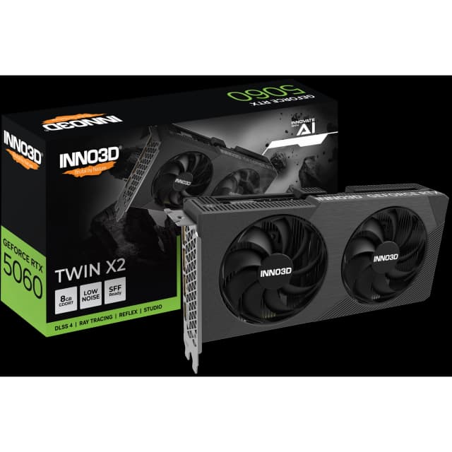 Placa de Video Inno3D GeForce RTX 5060 Twin X2 8GB