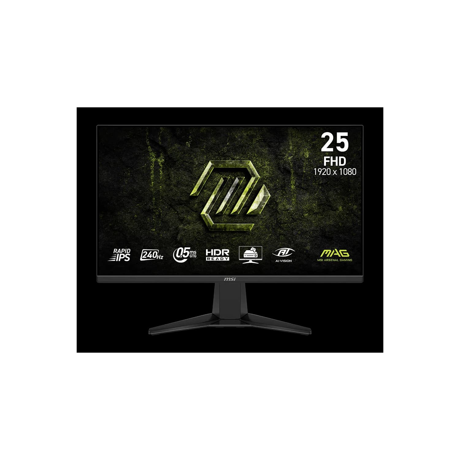 Monitor MSI MAG 255F X24  24.5" Full HD HDR 240 Hz Ficha USA