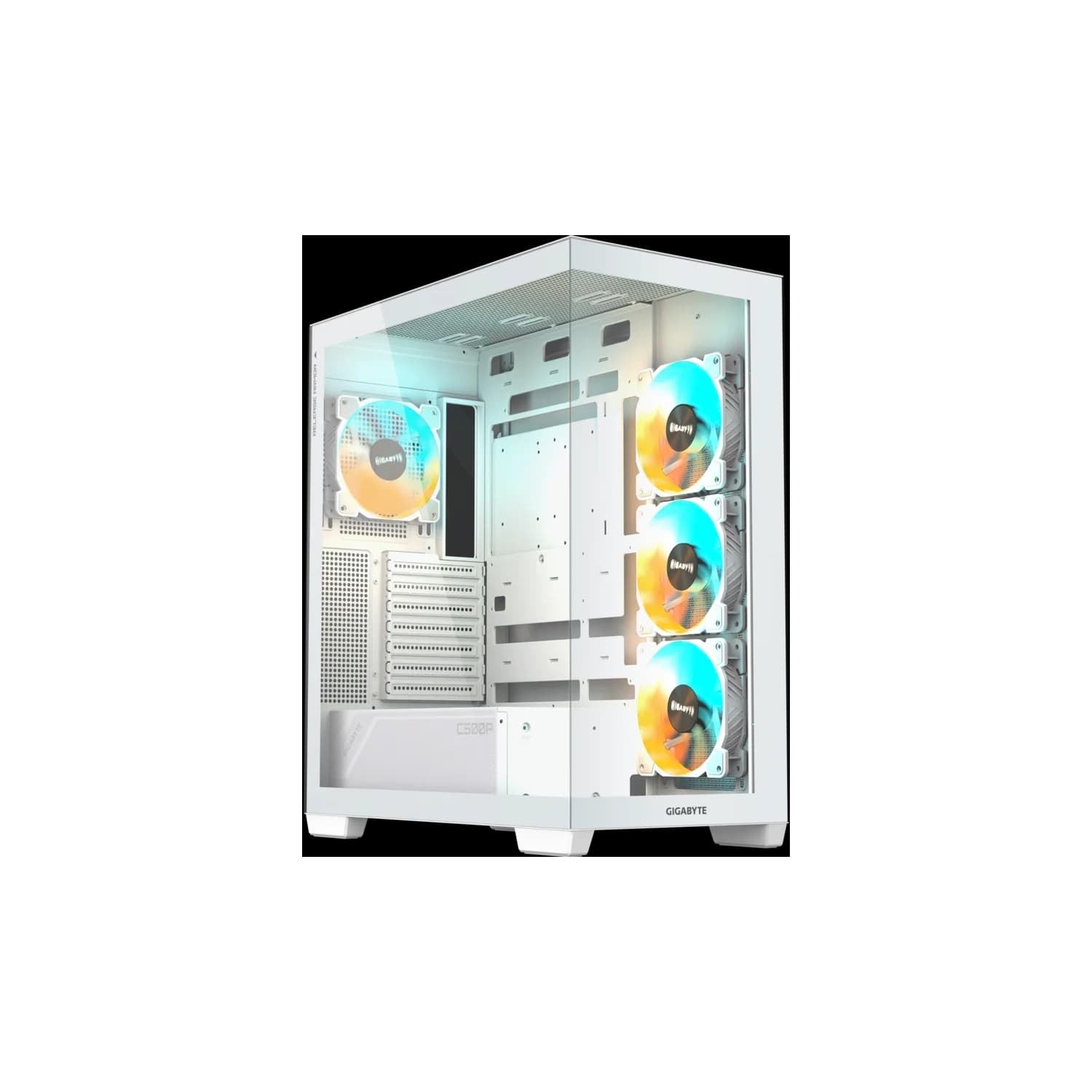 Gabinete GIGABYTE C500 PANORAMIC STEALTH Mid Tower S/Fuente Blanco