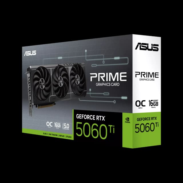Placa de Video ASUS NVIDIA GeForce PRIME RTX 5060TI 16GB GDDR7 OC Edition