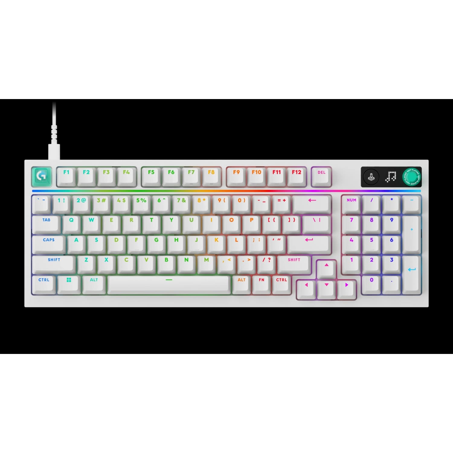 Teclado Logitech G316 X 98 Blanco