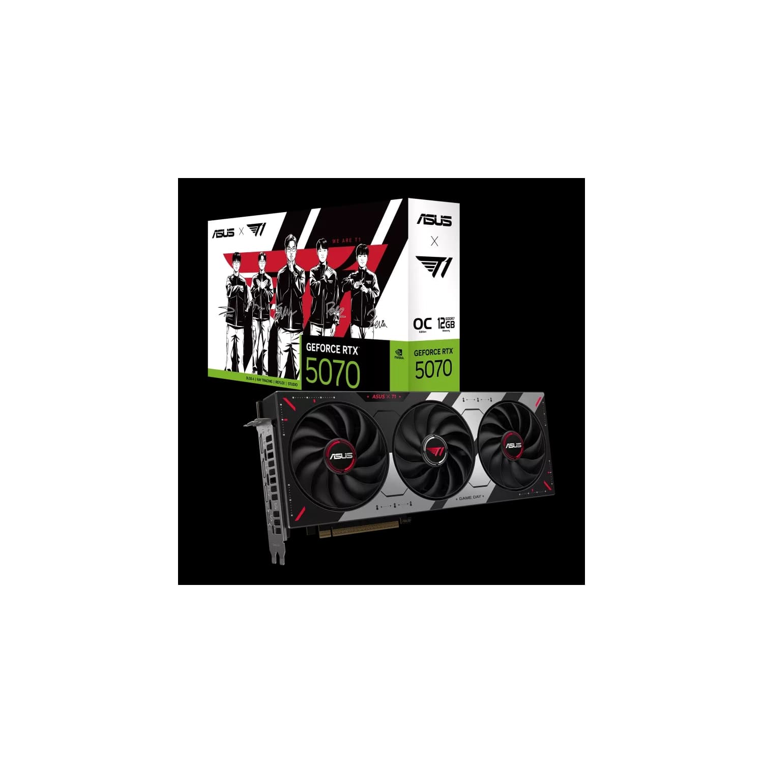 Placa de Video ASUS NVIDIA GeForce T1 RTX5070 O12G