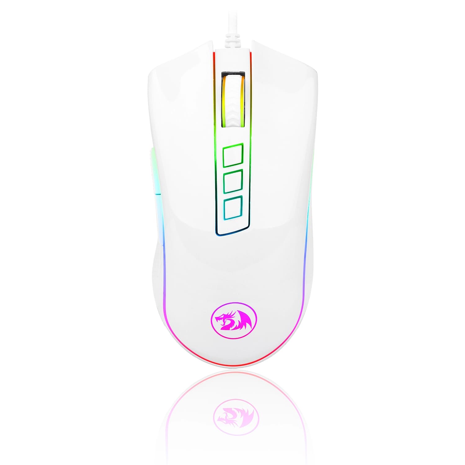 Mouse Redragon Cobra M711 Blanco
