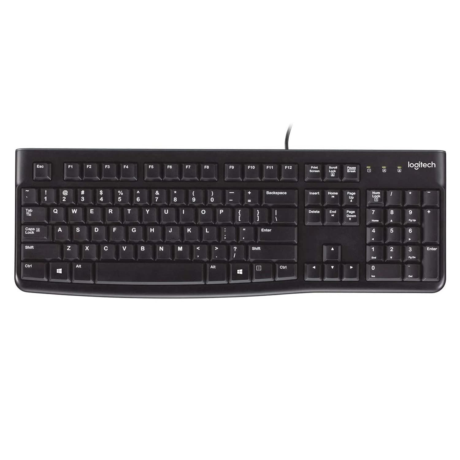 Teclado c/Cable Logitech K120 Negro