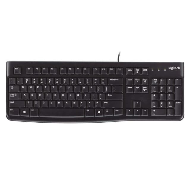 Teclado c/Cable Logitech K120 Negro