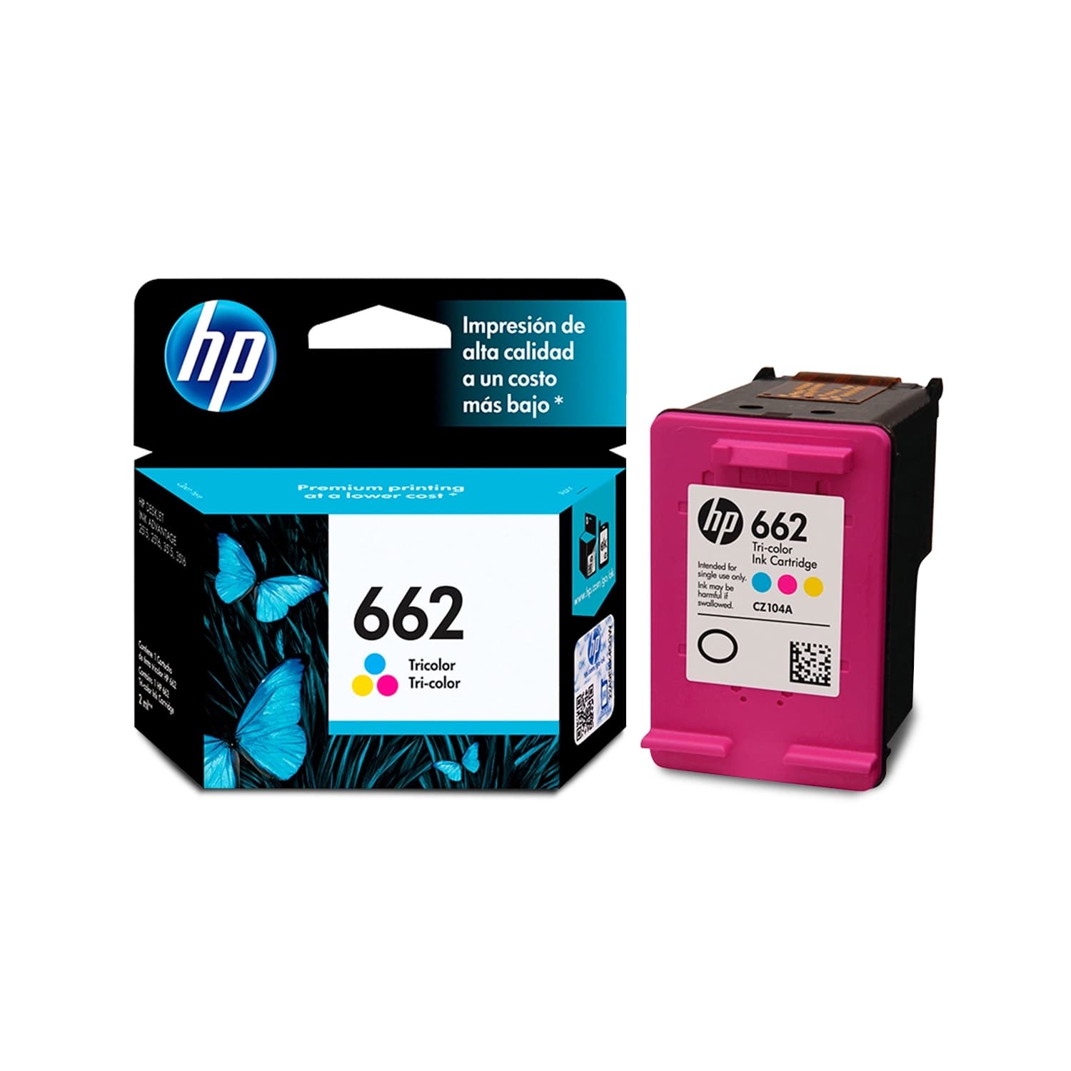 Cartucho de Tinta HP 662 Color