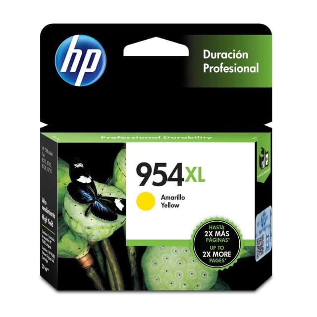 Cartucho de Tinta HP 954XL Amarillo Alto Rendimiento