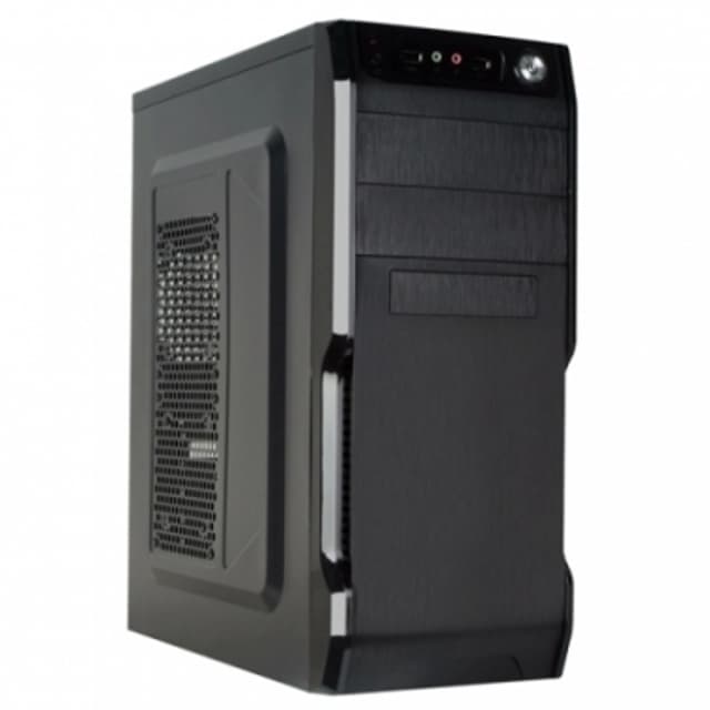 Gabinete CROMAX 2801 Kit Teclado Mouse Mini Tower C/Fuente 600W Black