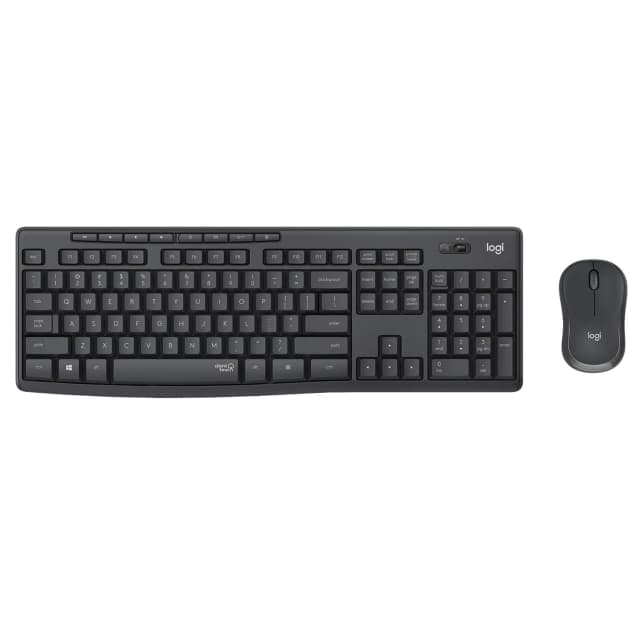 Combo Teclado y Mouse Inalámbrico Logitech MK295 Negro