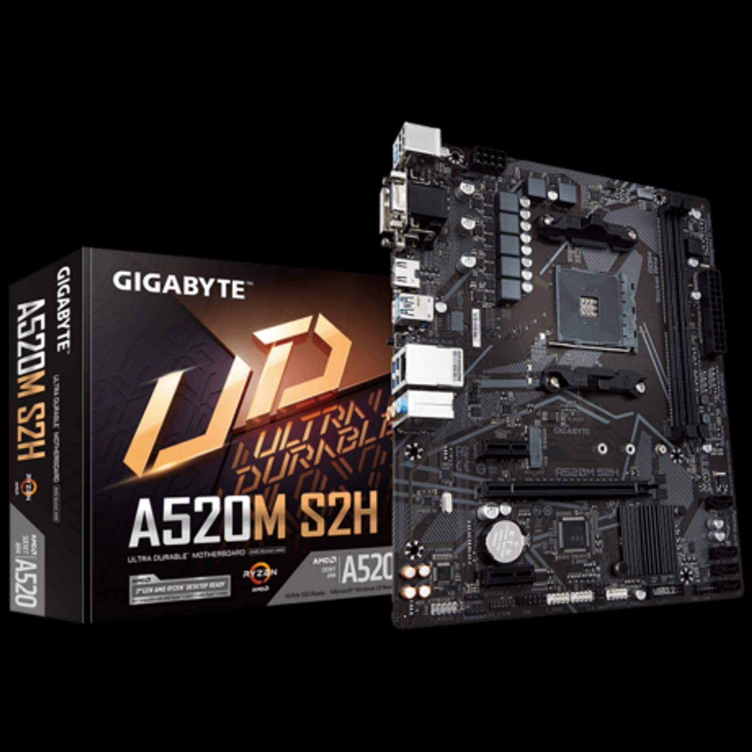 Motherboard GIGABYTE A520M S2H Ultra Durable AM4 DDR4