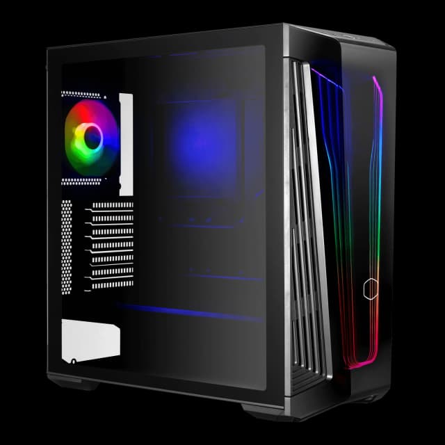 Gabinete Cooler Master MasterBox 540 Mid Tower 1 Fan 120mm ARGB Tempered Glass Black s/Fuente