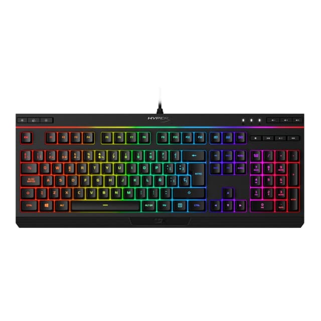 Teclado c/Cable HyperX Alloy Core RGB LA Negro