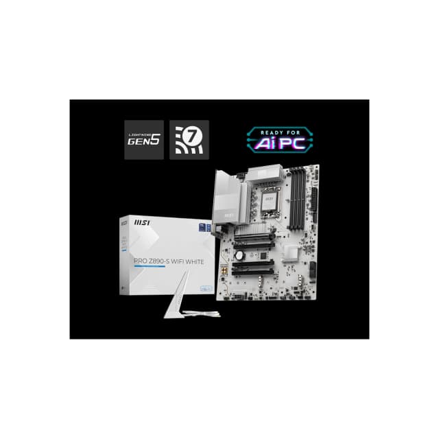 Motherboard MSI PRO Z890-S WIFI WHITE LGA1851 DDR5