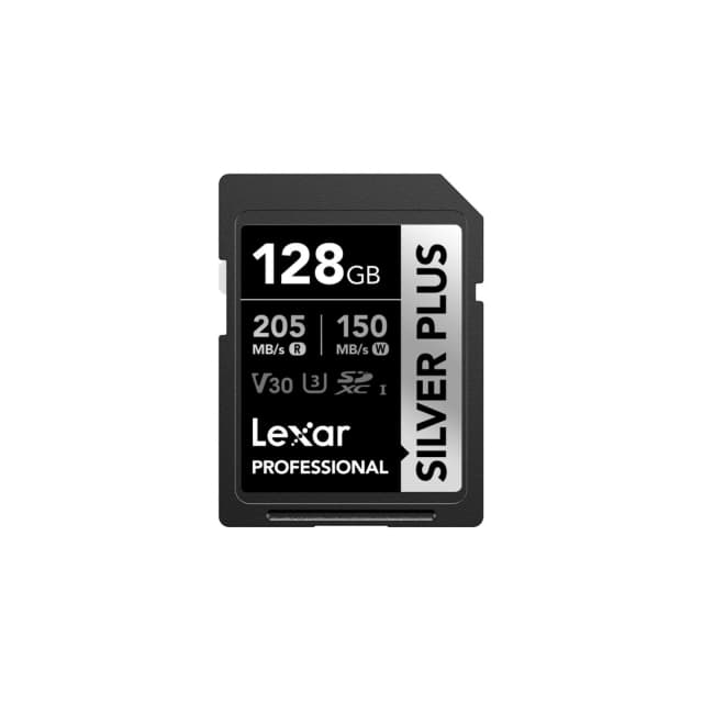 Tarjeta SILVER PLUS SDXC Lexar 128GB UHS-I