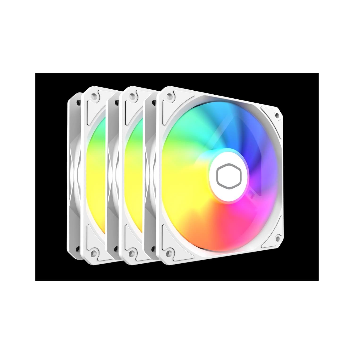 Fan Cooler CM MF120 Lite ARGB White 3-Pack 120mm
