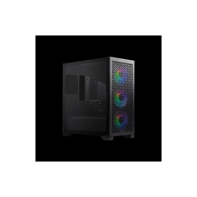 Gabinete Cooler Master Elite 302 Mini Tower 3 Fans ARGB Tempered Glass Black s/Fuente