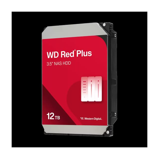 Disco Interno HDD WESTERN DIGITAL Red Plus 12TB 3.5" SATA 3.0 7200rpm