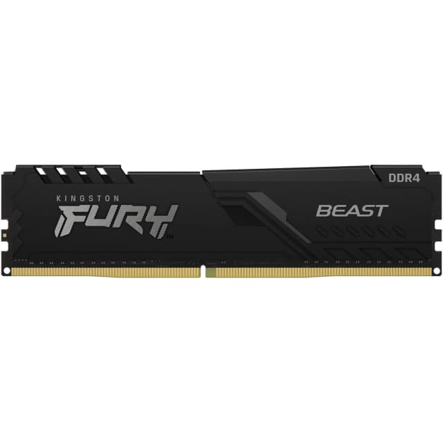 Memoria Ram UDIMM KINGSTON Fury Beast 16GB DDR4 3200 Mhz CL16 1.35V Single Negro