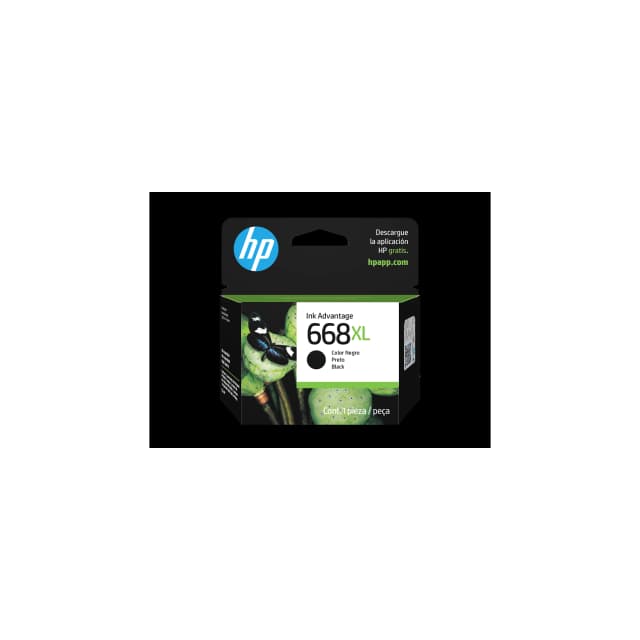 Cartucho de Tinta HP 668XL Negro Alto Rendimiento