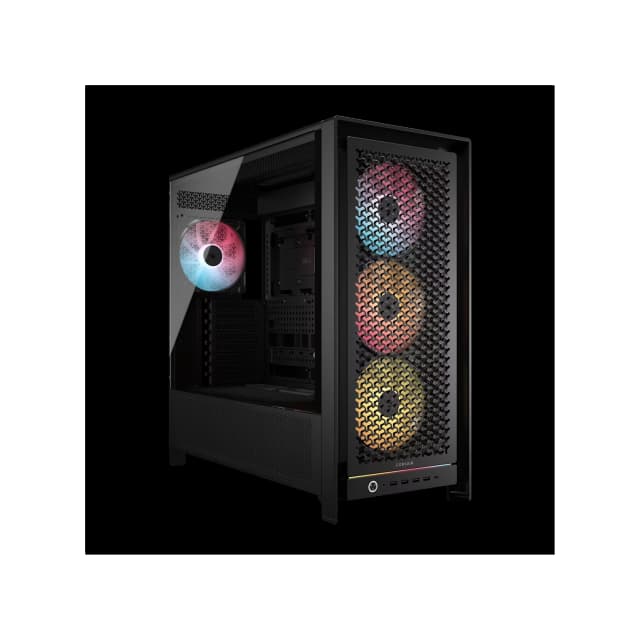 Gabinete CORSAIR FRAME 5000D RS ARGB Mid Tower Aire Elevado negro
