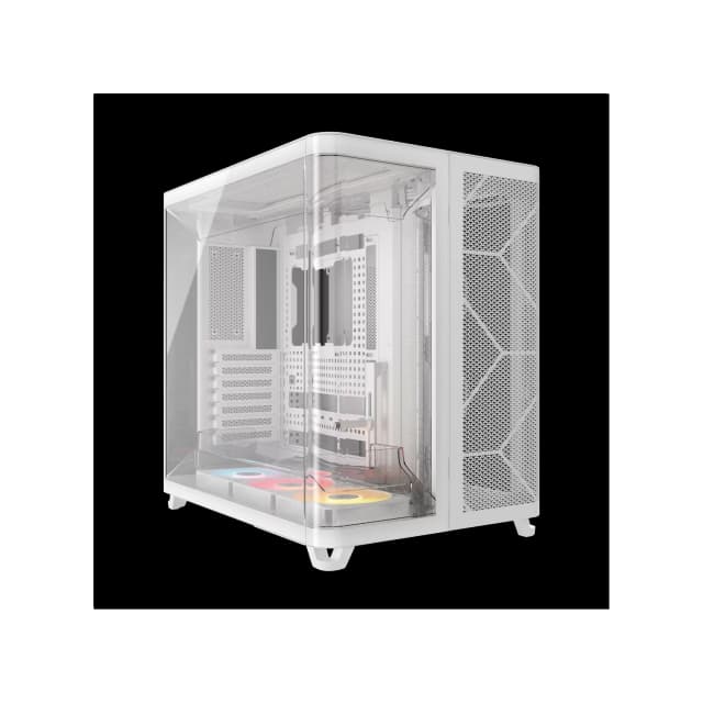 Gabinete CORSAIR ARGB AIR 5400 RS-R Mid Tower con triple cámara Blanco