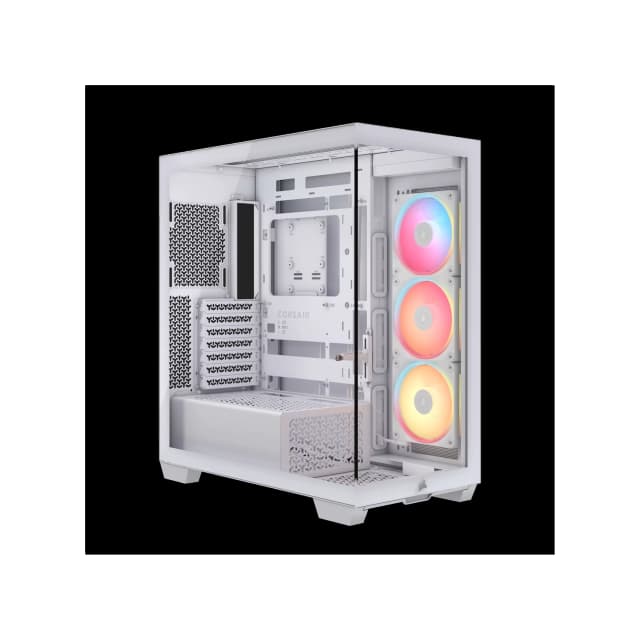 Gabinete CORSAIR 3500X LX-R RGB iCUE LINK Mid Tower Blanco