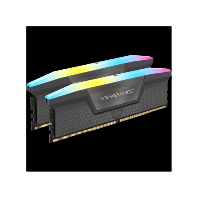 Memoria Ram UDIMM CORSAIR VENGEANCE 32GB DDR5 6000MHz CL30 1.40V (2 x 16GB) Negro RGB