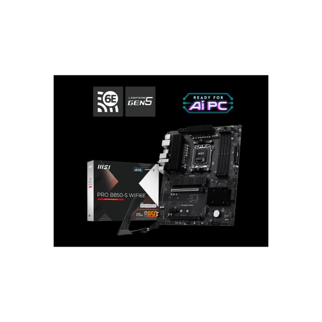 Motherboard MSI PRO B850-S WIFI6E AM5 DDR5
