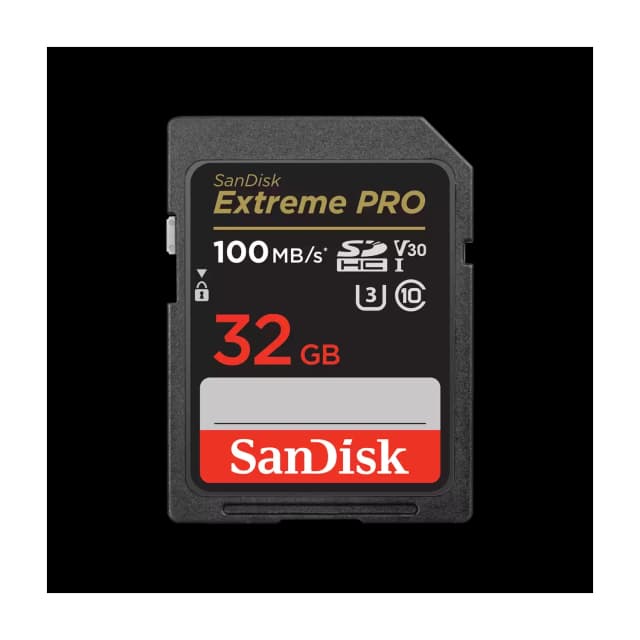 Tarjeta de Memoria Sandisk Extreme PRO SDHC 32Gb C10 U3 V30 100Mb
