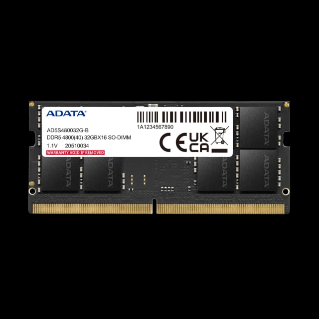 Memoria Ram SODIMM ADATA 16GB DDR5 4800MHz CL40 1.1V