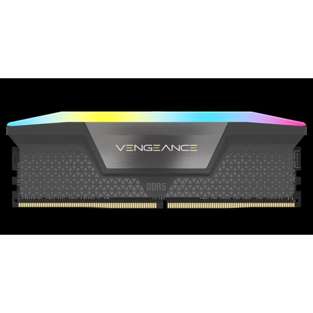 Memoria Ram UDIMM CORSAIR VENGEANCE 16GB DDR5 6000Mhz CL38 1.35V (1x16) Black RGB