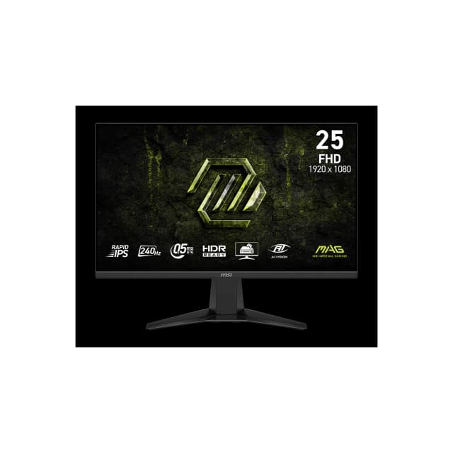 Monitor MSI MAG 255F X24 24.5" Full HD HDR 240 Hz Ficha USA