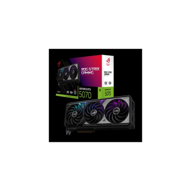 Placa de Video ASUS NVIDIA GeForce ROG STRIX RTX5070 12GB GDDR7 OC Edition