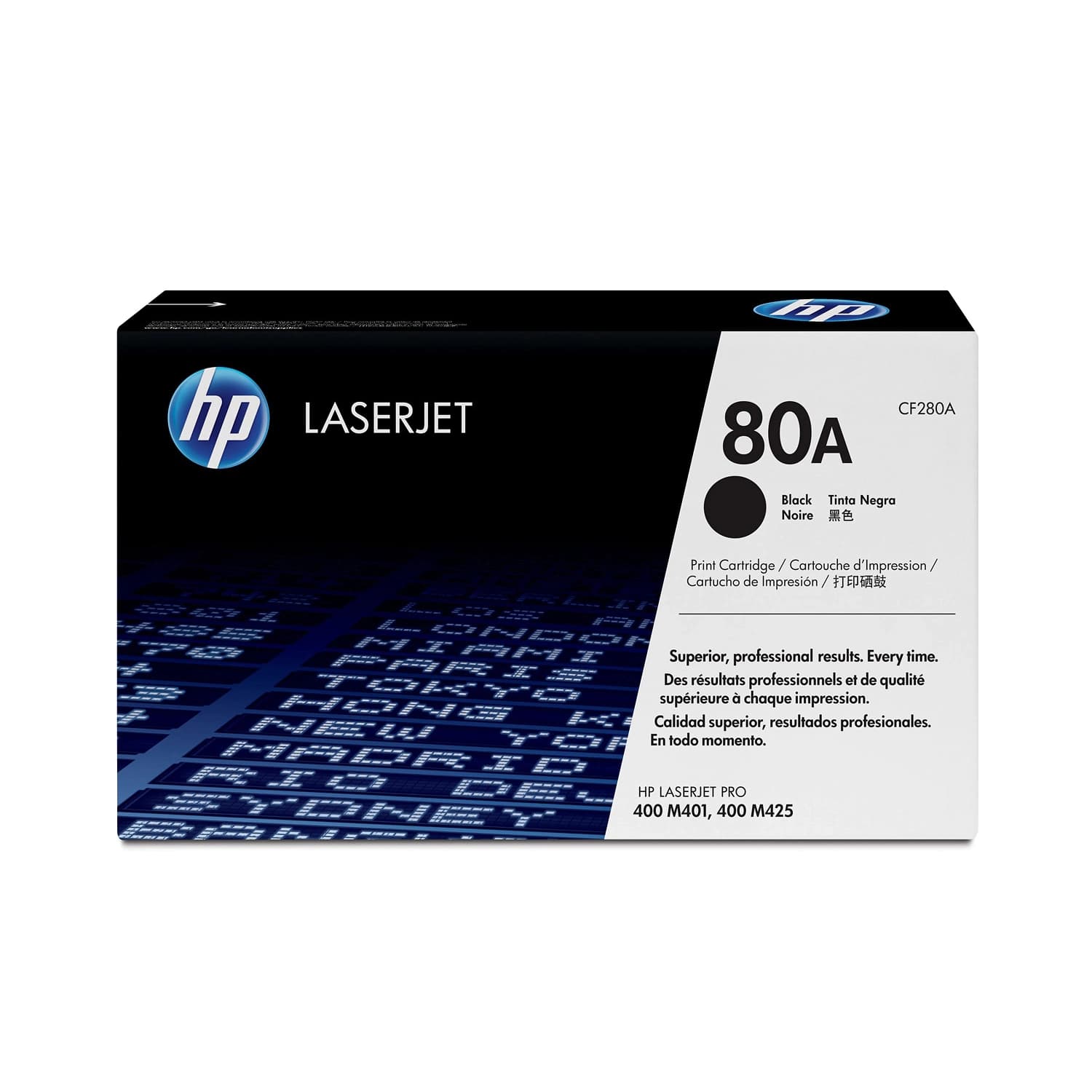 Tóner HP 80A Negro