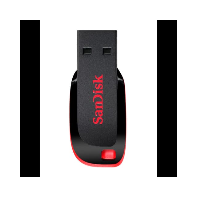 Pen Drive SANDISK Cruzer Blade 32GB USB 2.0 Tipo A Negro